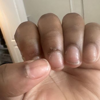 I Spa Nails - The picture she sent me after weeks later.. - Nail Salons Near Me - Bossier City, Louisiana