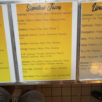 Jugos Acapulco - Menu - Mexican Near Me - Garden Grove, California