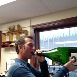 Warner Vineyards of South Haven - Just goofing with the displays!