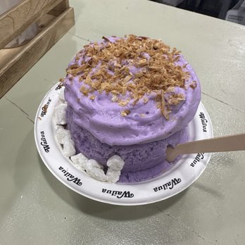 Wailua Shave Ice - ube - Shaved Ice Near Me - Kapaa, Hawaii