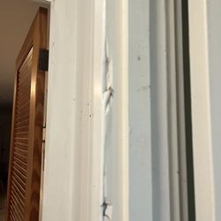 Justice Fumigation - Termite Dan to door frame less than 6 years after fumigation