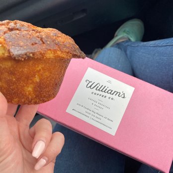 William's Coffee Co - Gluten free muffin with pink box - Coffee & Tea Near Me - Phoenix, Arizona William's Coffee Co - Gluten free muffin with pink box - Coffee & Tea Near Me - Phoenix, Arizona