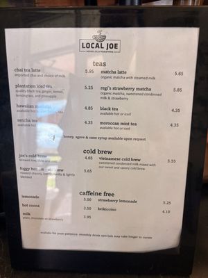 Menu photo 1 Local Joe Ewa Beach, HI Menu photo 1 Local Joe Ewa Beach, HI