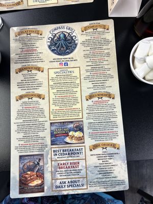 Menu photo 1 Compass Grill Cedar Point, NC
