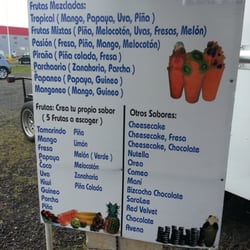 Mr. Frozen - Menu