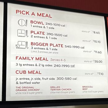 Panda Express - $11.60 for 3 entrees is a really good price - Chinese Near Me - Arroyo Grande, California Panda Express - $11.60 for 3 entrees is a really good price - Chinese Near Me - Arroyo Grande, California