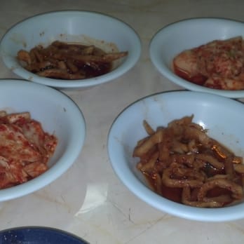 Kim Chee II Restaurant - Some of the complimentary kim chee sides............... - Korean Near Me - Honolulu, Hawaii Kim Chee II Restaurant - Some of the complimentary kim chee sides............... - Korean Near Me - Honolulu, Hawaii
