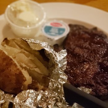 George's Steak House - 8-9oz delmonico with a baked potato - American Near Me - Suffolk, Virginia