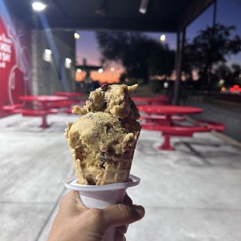 Bruster's Real Ice Cream - What a great idea to have the little plastic cone thingy- specially here in AZ during summer time! For any drippings - Desserts Near Me - Mesa, Arizona Bruster's Real Ice Cream - What a great idea to have the little plastic cone thingy- specially here in AZ during summer time! For any drippings - Desserts Near Me - Mesa, Arizona