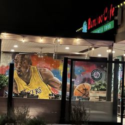 Bamboo Cafe - Restaurant exterior at night