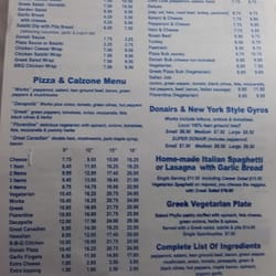 Bella Roma Pizza - Menu up to date as of June 2016