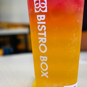 BB Bistro Box - a glass of beer on a table - Bubble Tea Near Me - Houston, Texas