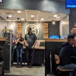 Employee just standing around and we have to flag them down for help. Employee just standing around and we have to flag them down for help.