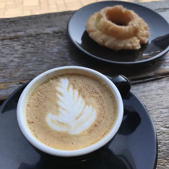 Ritual Coffeehouse - Cortado and an old fashioned donut - Coffee & Tea Near Me - Chicago, Illinois