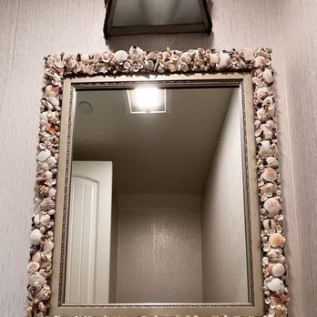 Gonzalez Framing - Custom Seashell Mirror - Framing Near Me - Ventura, California