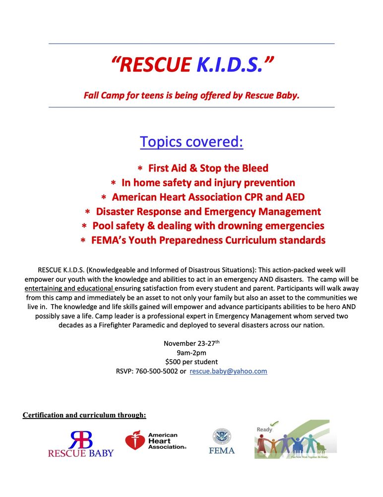 Rescue Baby - safety consultant in New Braunfels, TX