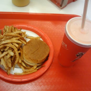The Varsity - Double Cheesburger & Frosted Orange - Burgers Near Me - Atlanta, Georgia