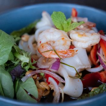 Thai Corner Bistro - Shrimp and Calamari Herb Salad - Thai Near Me - Wayne, New Jersey