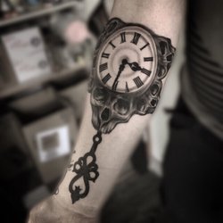 Heavy Water Tattoo - Custom piece done in Canada while guest spotting at Dynamic Studios in 2017