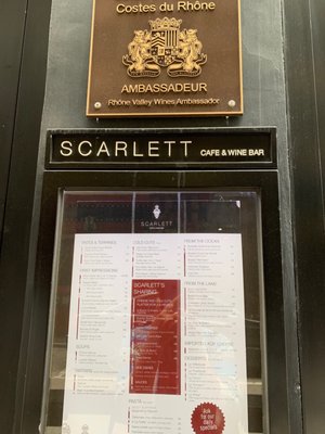 Menu photo 2 Scarlett Cafe & Wine Bar Hong Kong, HK Menu photo 2 Scarlett Cafe & Wine Bar Hong Kong, HK