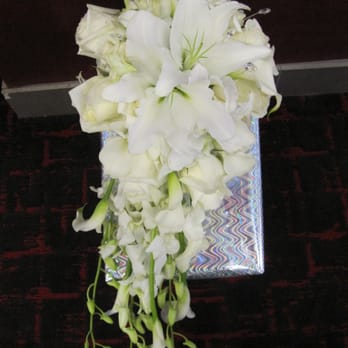 Aida's Touch of Class - Cascade Bouquet - Party Supplies Near Me Aida's Touch of Class - Cascade Bouquet - Party Supplies Near Me