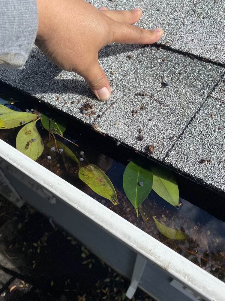 Slide of New Roof Repair Gutters