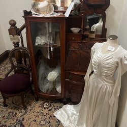 Shelton-McMurphey-Johnson House - One of the wedding gowns on display.. one of my personal favorites