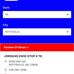 Jordans Kwik Stop - Owners' information about their gas station
