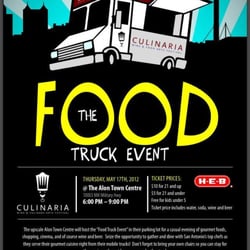 Culinaria Food Truck Event Presented By Heb