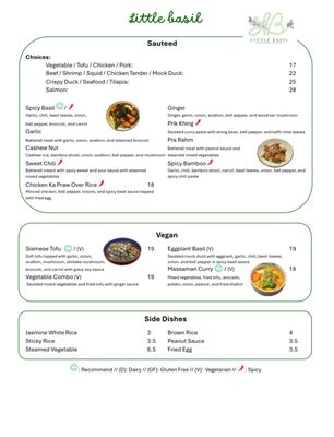 Menu photo 3 Little Basil New York, NY