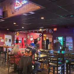 Whiskey Bent Bar & Grill - Mostly high-top tables but a few low 4-top tables.