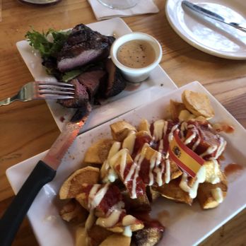 La Feria - Steak with cracked pepper & brandy. The best steak I've had in a loooong time - Tapas Bars Near Me - Detroit, Michigan