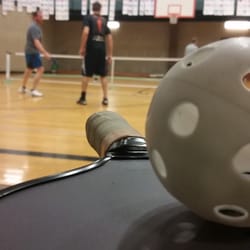 Pflugerville Recreation Center - Pickle ball action 2