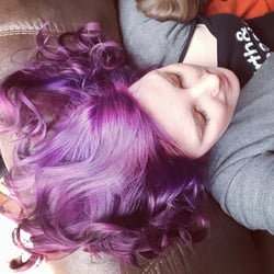 My Personal Hairstylist - Gorgeous purple color by Felicia, of My Personal Hairstylist.