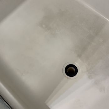 Liberty Hill Apartments - Dirty shower that we were told was "wear and tear" by Mike the property manager. - Apartments Near Me - Solon, Ohio