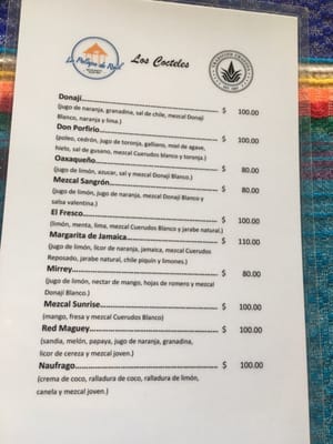 Menu photo 1 La Palapa de Raúl Oaxaca, OAX