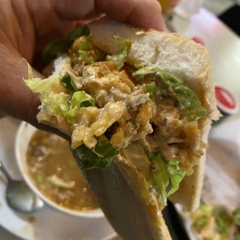 Fontenot's Po'boys - Half a fried oyster po-boy with remoulade - Cajun/Creole Near Me - Fulton, Missouri Fontenot's Po'boys - Half a fried oyster po-boy with remoulade - Cajun/Creole Near Me - Fulton, Missouri