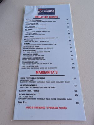 Menu photo 2 The Boathouse Saint Paul, TX Menu photo 2 The Boathouse Saint Paul, TX