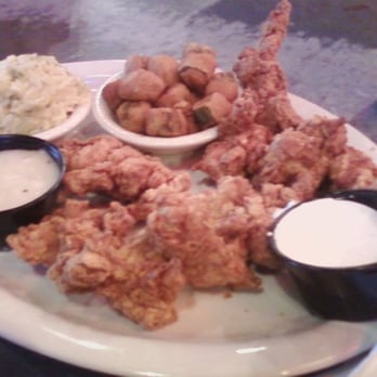 Cotton Patch Cafe - I will be damned if I can remember or identify what my husband got. Chicken fingers maybe. - American Near Me - College Station, Texas Cotton Patch Cafe - I will be damned if I can remember or identify what my husband got. Chicken fingers maybe. - American Near Me - College Station, Texas