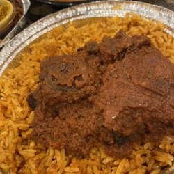 Da Afrospot - Jollof w/ meat - This was supper delicious