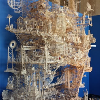 Exploratorium - Toothpick city, 40 years in the making... simply awesome - Venues & Event Spaces Near Me - San Francisco, California