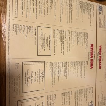 Trattoria Vecchia Roma - Menu - Roman Near Me - Rome, RM