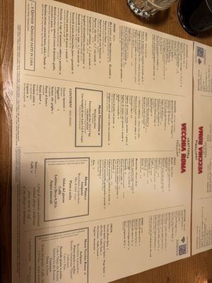 Menu photo 1 Trattoria Vecchia Roma Rome, RM