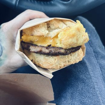 KoCo Café & Bakery - Biscuit sandwich with breakfast sausage - Bakeries Near Me - Boynton Beach, Florida KoCo Café & Bakery - Biscuit sandwich with breakfast sausage - Bakeries Near Me - Boynton Beach, Florida