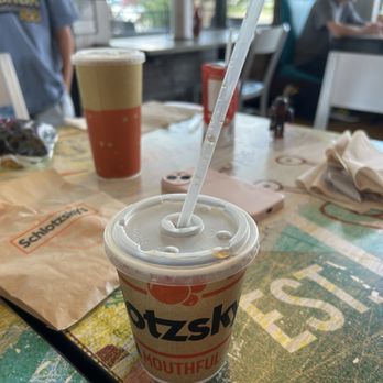 Schlotzsky's - Drink with a very long straw - Sandwiches Near Me - Tulsa, Oklahoma Schlotzsky's - Drink with a very long straw - Sandwiches Near Me - Tulsa, Oklahoma