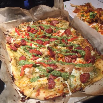 Nomikai - Portuguese sausage pizza - Cocktail Bars Near Me - San Jose, California Nomikai - Portuguese sausage pizza - Cocktail Bars Near Me - San Jose, California