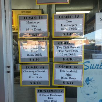 Shady Lane Drive Inn - menus for drinks - Hot Dogs Near Me - Tifton, Georgia