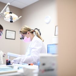 Jennifer A McConathy, DDS - Dr. Vajda in action!