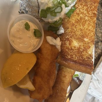 Steer N' Stein - My fish & baked potato - Steakhouses Near Me - Rancho Cucamonga, California