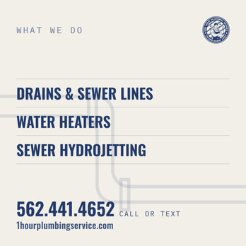 One Hour Plumbing Service - Plumbing Near Me One Hour Plumbing Service - Plumbing Near Me